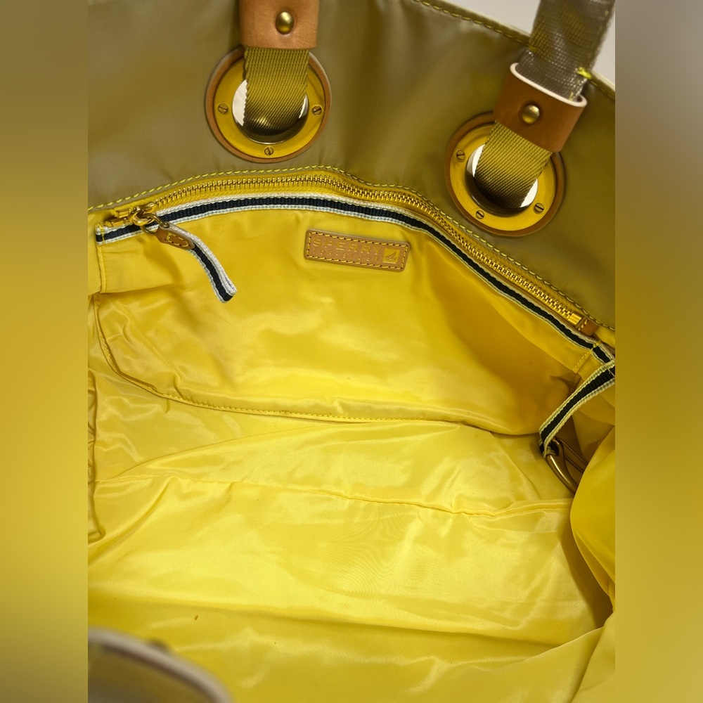 Sperry Top Sider Nylon Canvas Top Handle Tote Detachable Adjustable Wide Strap - Picture 9 of 14